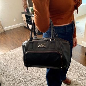 Kate Spade black leather purse.
